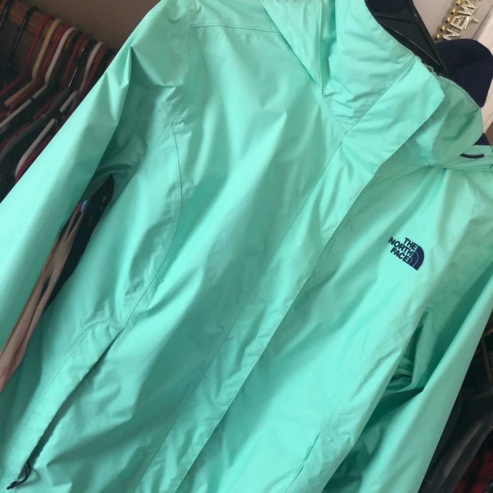 North face Mint Green. Windbreaker or Rain Jacket